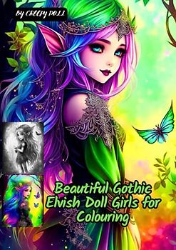 Beautiful Gothic Elvish Doll Girls for Colouring