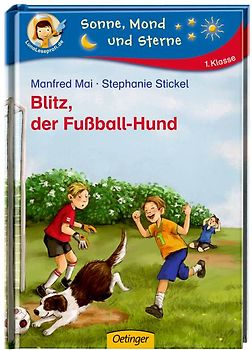 Blitz, der Fußball-Hund