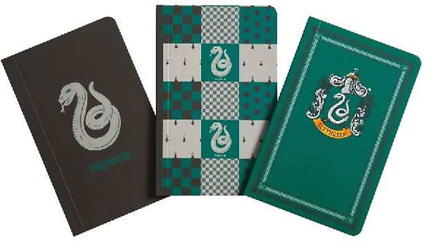 Harry Potter: Slytherin Pocket Notebook Collection (Set of 3)