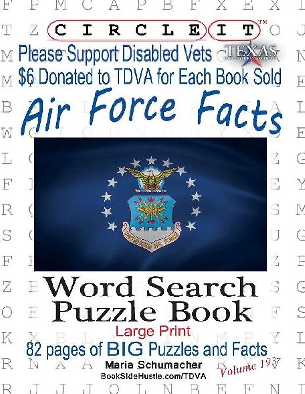 Circle It, Air Force Facts, Word Search, Puzzle Book