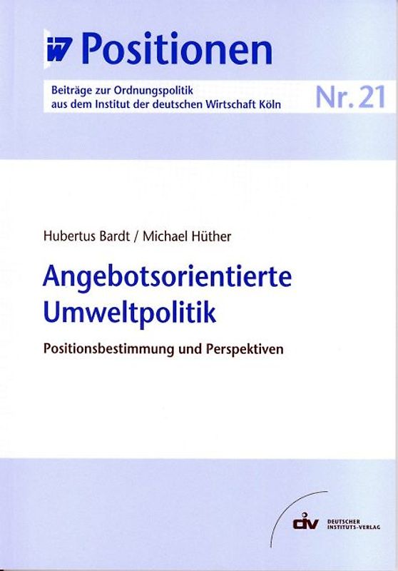 Angebotsorientierte Umweltpolitik
