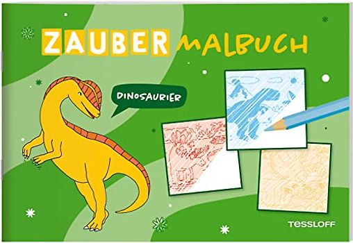 Zaubermalbuch. Dinosaurier / Schraffieren mit Überraschungseffekt / Für Mädchen und Jungen ab 4 Jahren: Mit magischen Zauberseiten