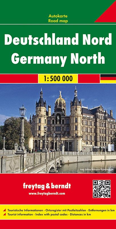 freytag & berndt Straßenkarte Deutschland Nord 1:500.000