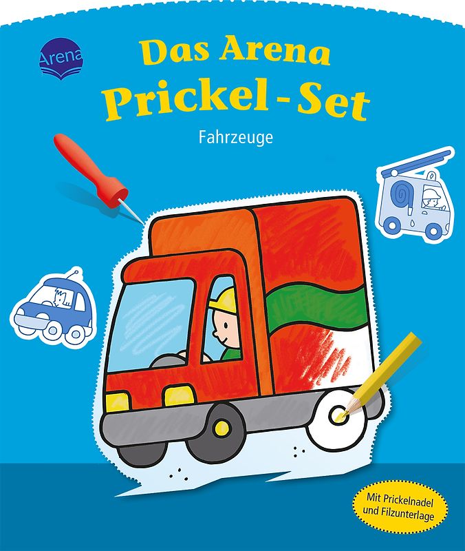 Das Arena Prickel-Set. Fahrzeuge
