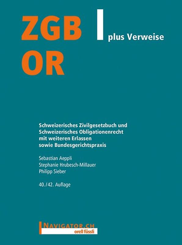 ZGB/OR plus Verweise