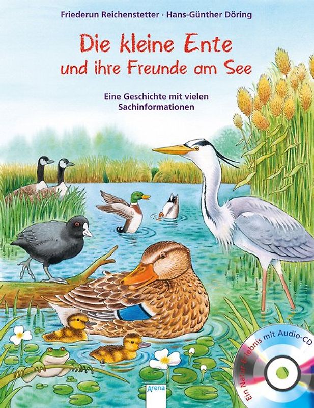 Die kleine Ente und ihre Freunde am See