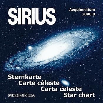 Astronomische Sternkarte Sirius, drehbar, Grosses Modell