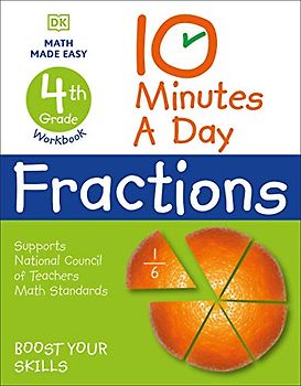 10 Minutes a Day Fractions, 4th Grade