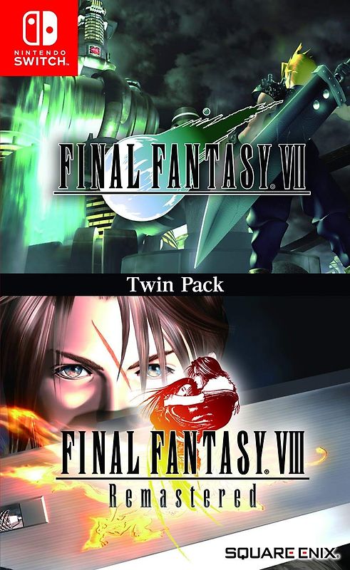 Final Fantasy VII & Final Fantasy VIII Remastered Twin Pack [EU Import] Nintendo Switch