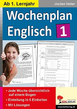 Wochenplan Englisch 1