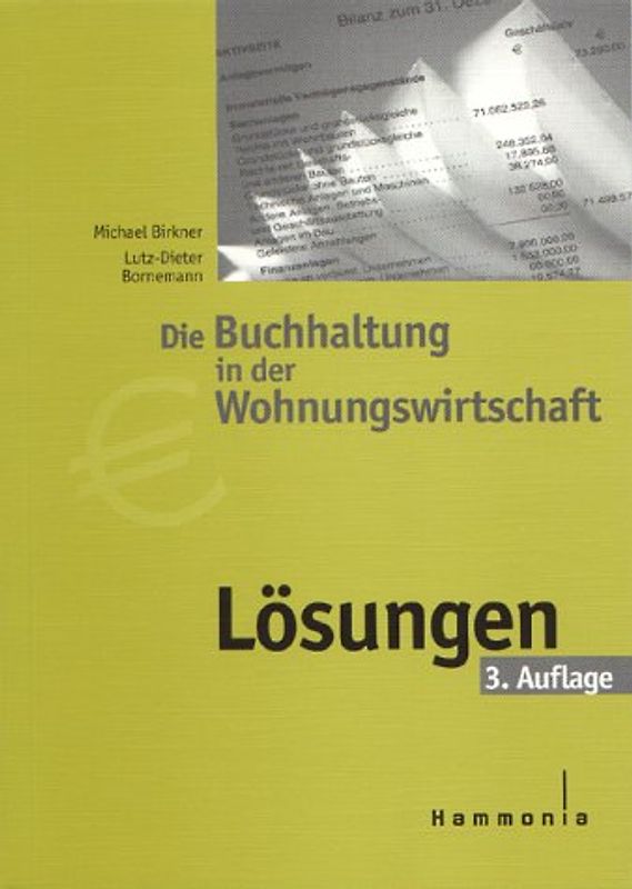 Die Buchhaltung in der Wohnungswirtschaft. Lösungsbuch