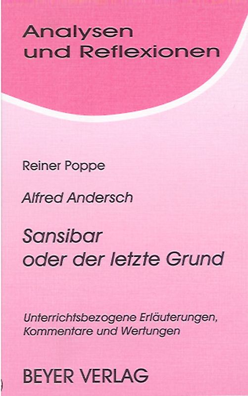 Andersch, Alfred - Sansibar oder der letzte Grund - Hörspiele