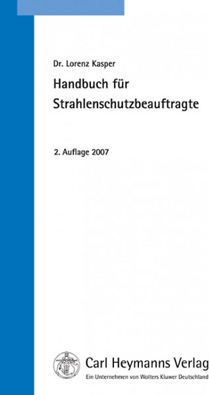 Handbuch für Strahlenschutzbeauftragte