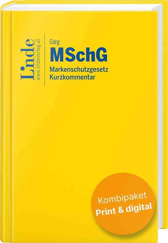 MSchG | Markenschutzgesetz (Kombi Print&digital)