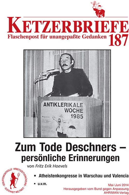 Zum Tode Deschners - persönliche Erinnerungen