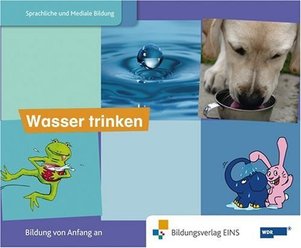 Paket 1  "Die Welt ist elefantastisch Sprachförderung mit dem Elefanten"... / Bilderbuch  Wasser trinken