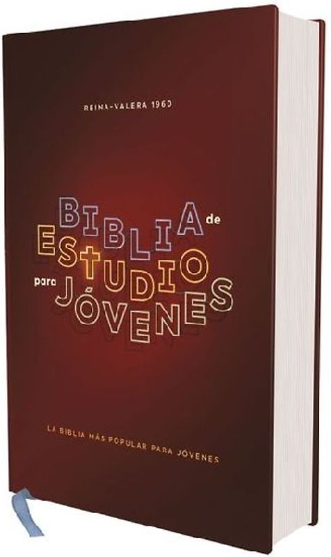 RVR60, Biblia de Estudio para Jovenes Adolescentes, Tapa dura, Palabras de Jesus en Rojo, Comfort Print