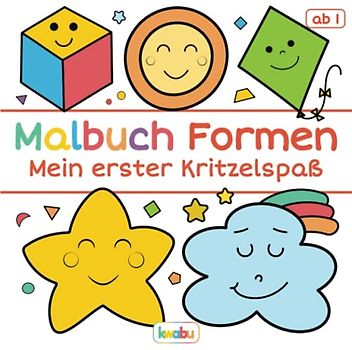 Malbuch Formen - Mein erster Kritzelspaß: Für Kinder ab 1 Jahr - Erstes Ausmalbuch mit vielen großen Formen zum ersten Ausmalen, Kritzeln und Lernen ... Ausmalen und Kritzeln für Kinder ab 1 Jahr)