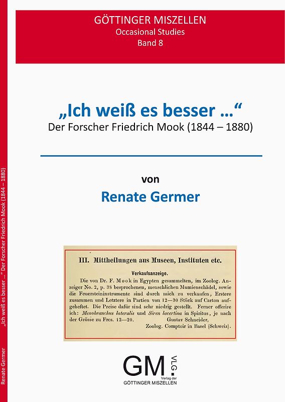 "Ich weiß es besser …"
