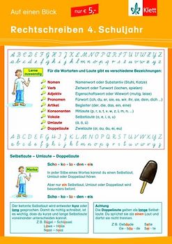 Auf einen Blick. Rechtschreiben 4. Schuljahr