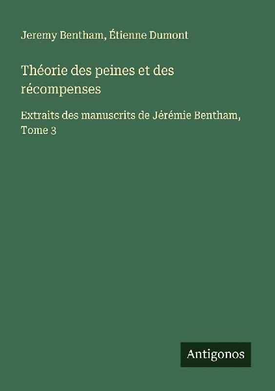 Théorie des peines et des récompenses