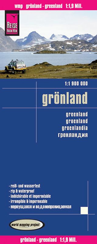 Reise Know-How Landkarte Grönland (1:1.900.000)