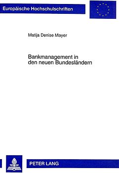 Bankmanagement in den neuen Bundesländern