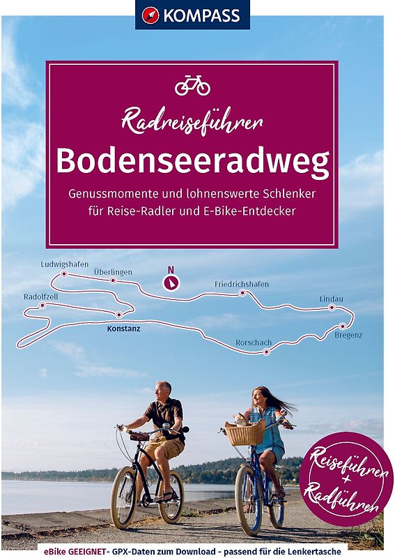 KOMPASS Radreiseführer Bodenseeradweg