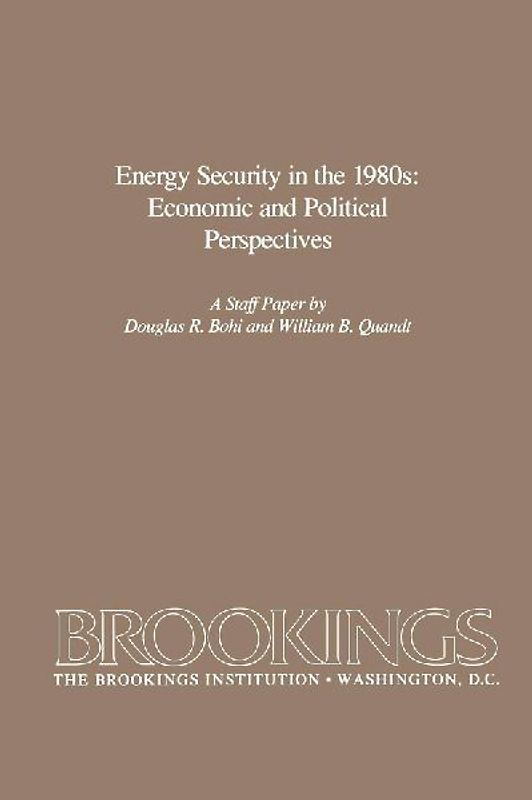 Energy Security in the 1980s