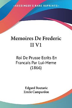 Memoires De Frederic II V1