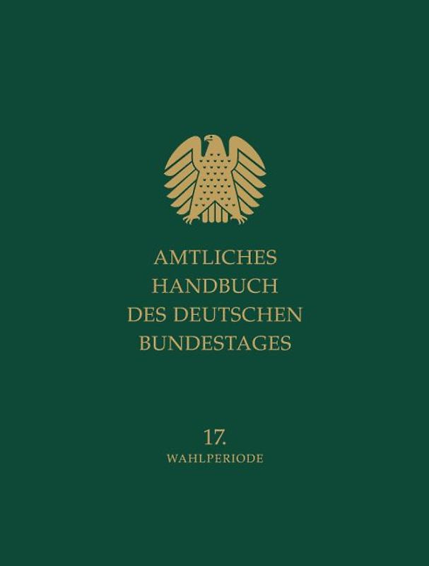 Amtliches Handbuch des Deutschen Bundestages 17. Wahlperiode