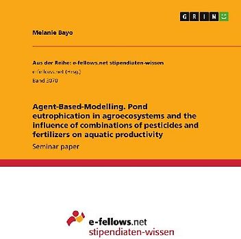 Agent-Based-Modelling. Pond eutrophication in agroecosystems and the influence of combinations of pesticides and fertilizers on aquatic productivity