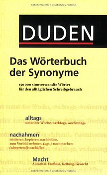 Duden - Das Wörterbuch der Synonyme