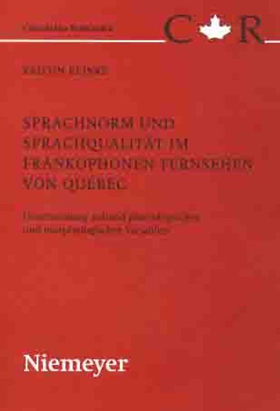 Sprachnorm und Sprachqualität im frankophonen Fernsehen von Québec