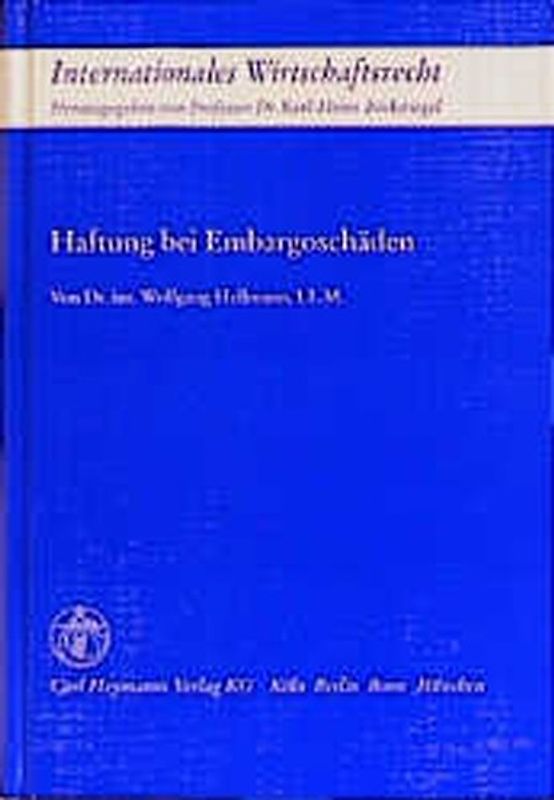 Haftung bei Embargoschäden
