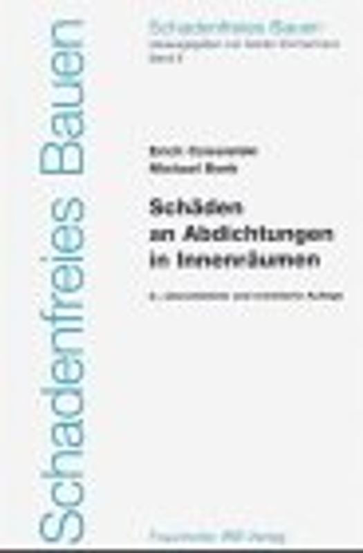 Schäden an Abdichtungen in Innenräumen.