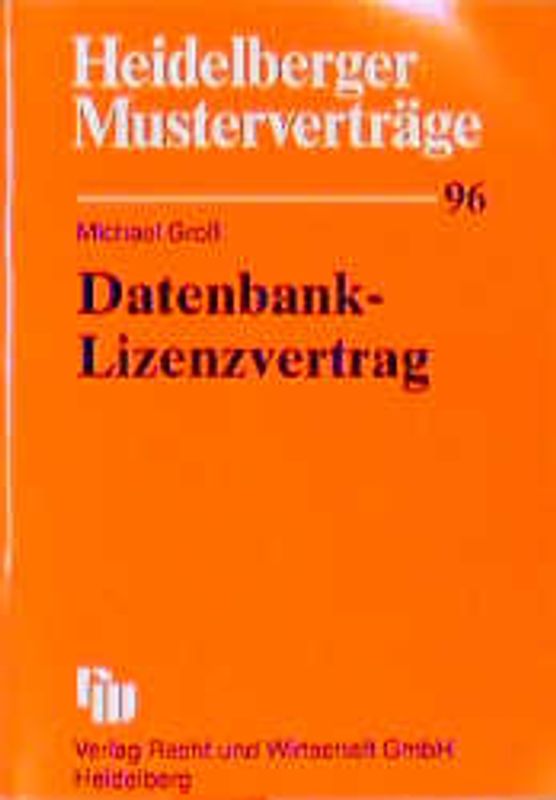 Datenbank-Lizenzvertrag