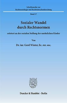 Sozialer Wandel durch Rechtsnormen,
