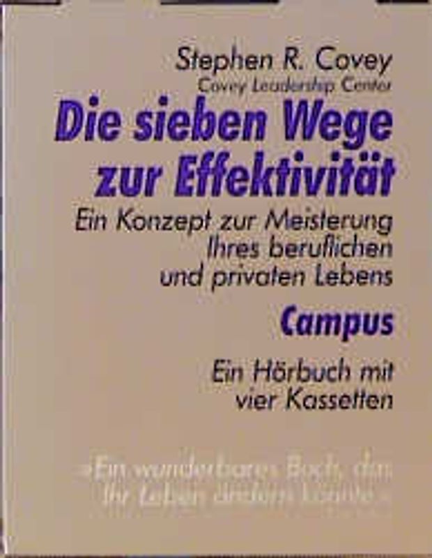 Die sieben Wege zur Effektivität