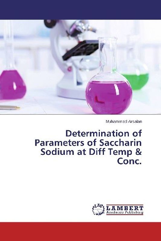 Determination of Parameters of Saccharin Sodium at Diff Temp & Conc.