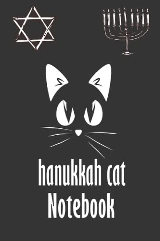 Hanukkah cat Notebook: Notebook Journal (6 x 9 Blank Lined Notebook, 120 pages)