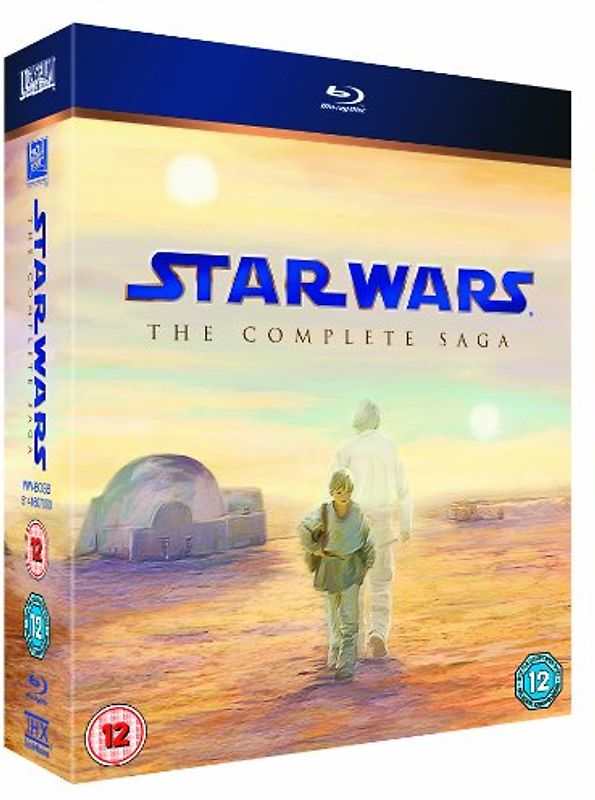 Star Wars: The Complete Saga - Episodes I-VI [9 Discs, UK-Import] Blu-ray Disc