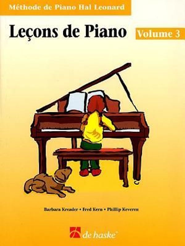 Piano Lessons Book 3 - French Edition