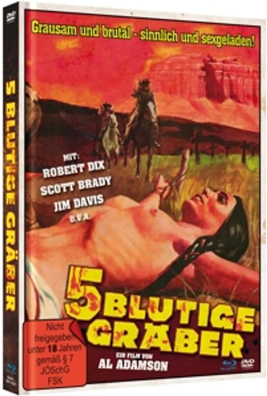 5 BLUTIGE GRÄBER-COVER B [Blu-ray & DVD] DVD
