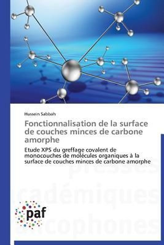 Fonctionnalisation de la surface de couches minces de carbone amorphe
