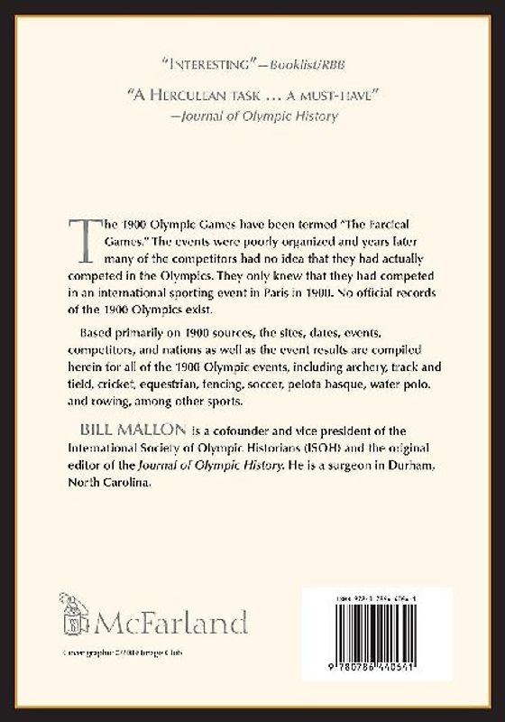 The 1900 Olympic Games