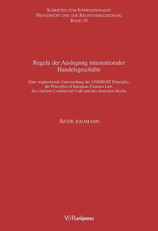 Regeln der Auslegung internationaler Handelsgeschäfte