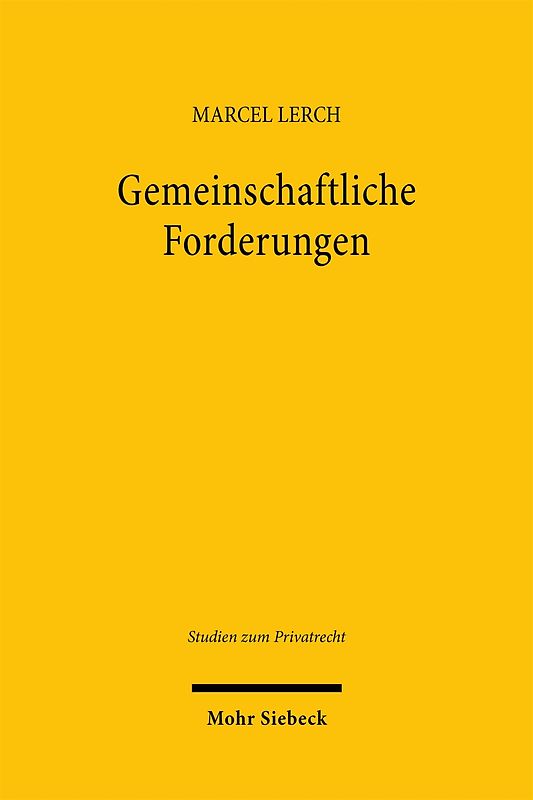 Gemeinschaftliche Forderungen