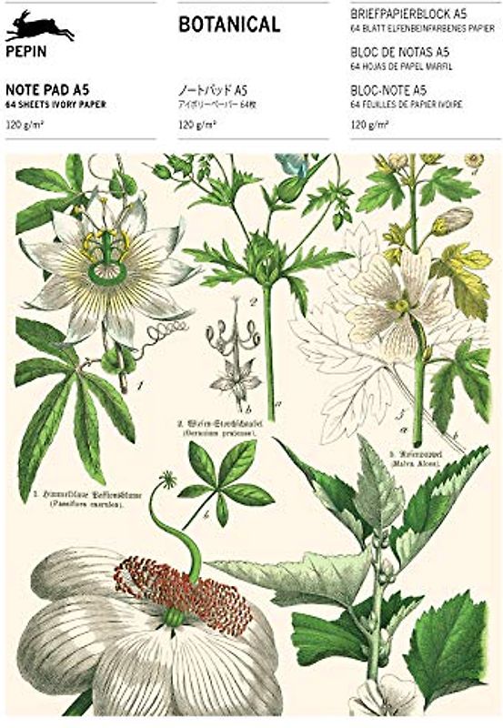 Botanical: Writing Paper & Note Pad A5