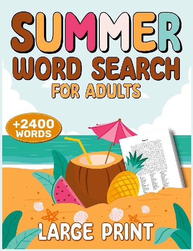 Summer Word Search for Adults